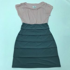 Pink and grey Sweet Storm dress